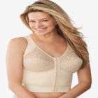 Front-Close Longline Wireless Posture Bra image number null