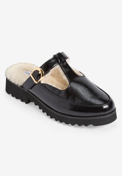 The Mabel Fur Lined Slip-On Mule