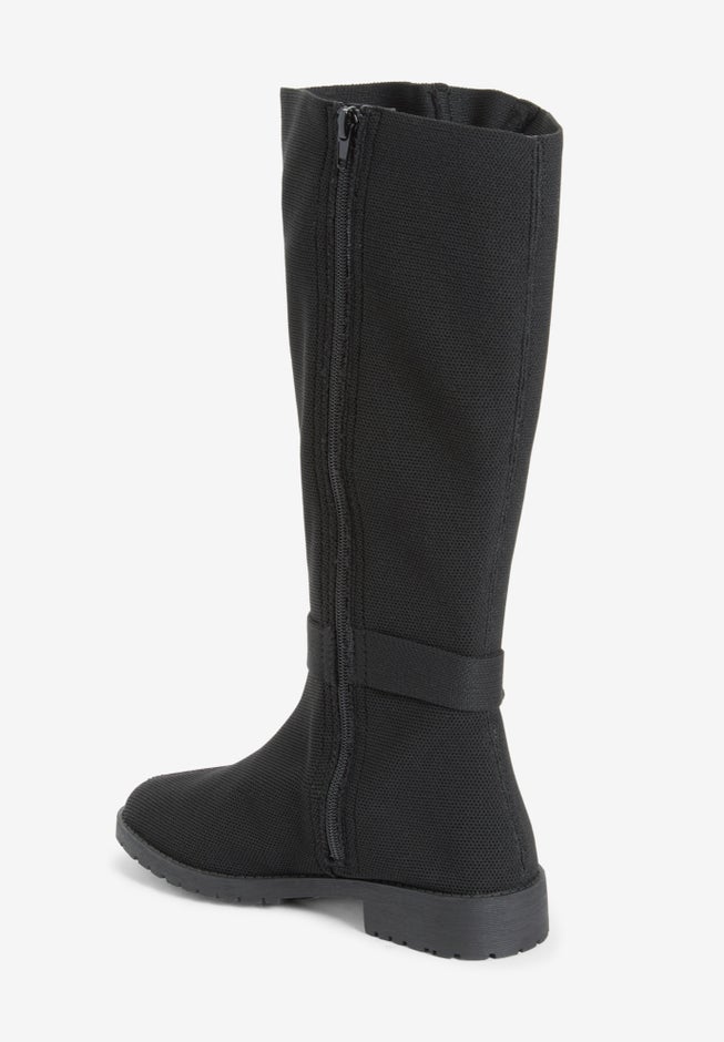 The Geraldine Stretch Wide Calf Boot image number 1