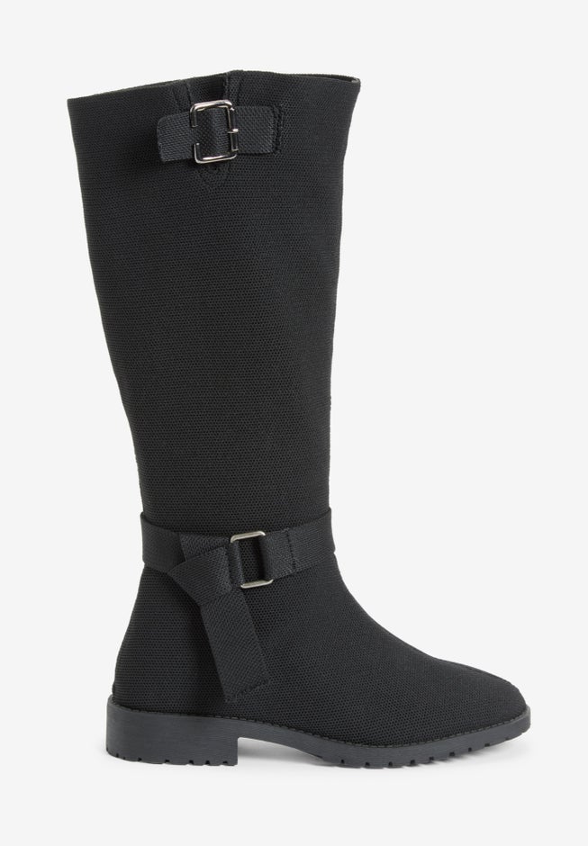 The Geraldine Stretch Wide Calf Boot image number 3