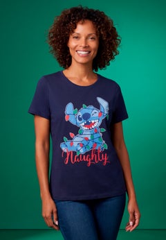 Naughty Stitch Crewneck Tee