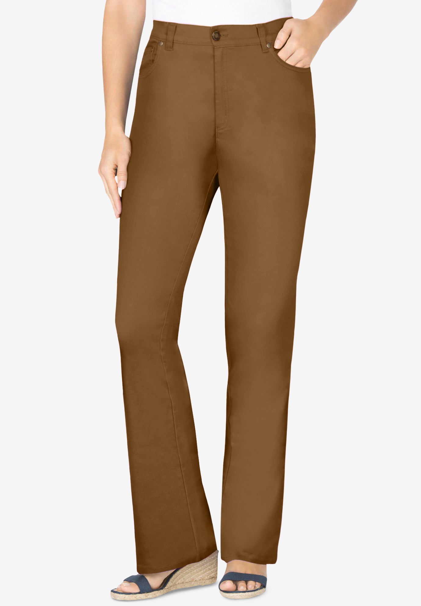 Stretch Denim Five-Pocket Bootcut Jeans image number 0