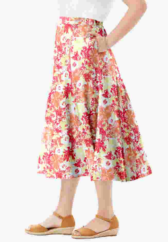 Linen-Blend Skirt image number 2