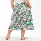 Linen-Blend Skirt image number null