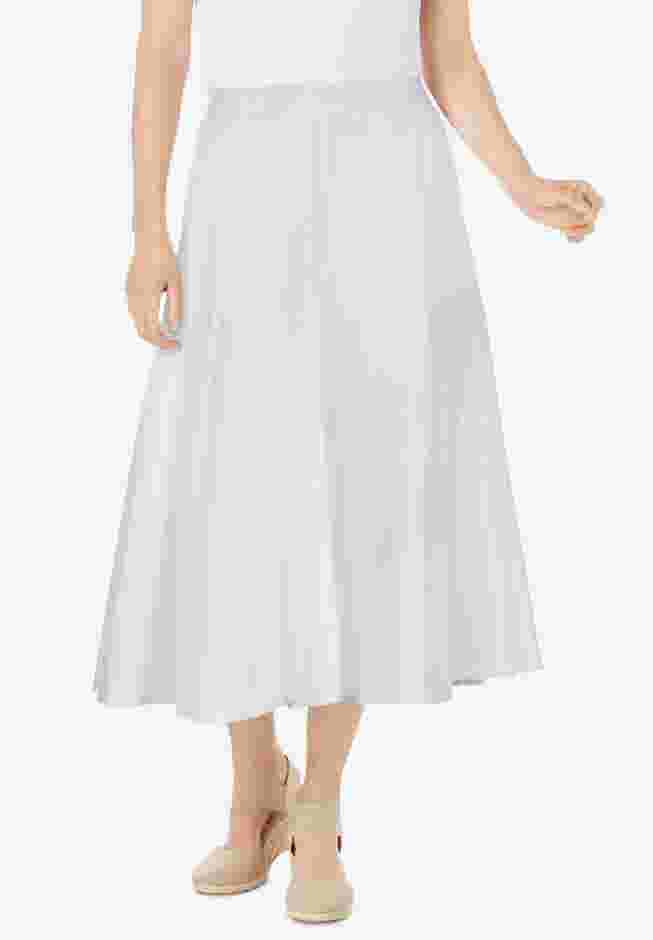 Linen-Blend Skirt image number 0
