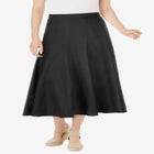 Linen-Blend Skirt image number null