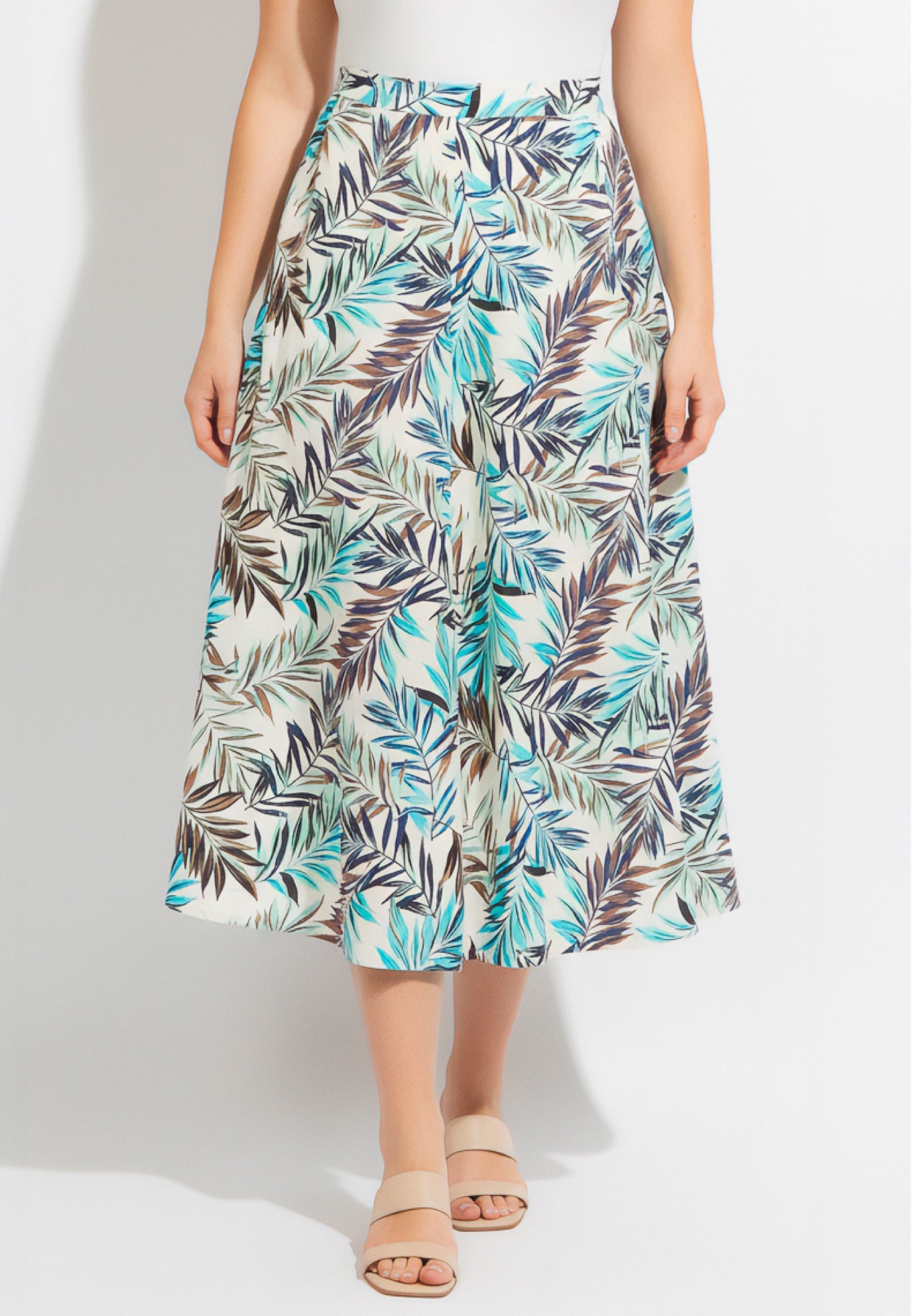 Linen-Blend Skirt image number 0