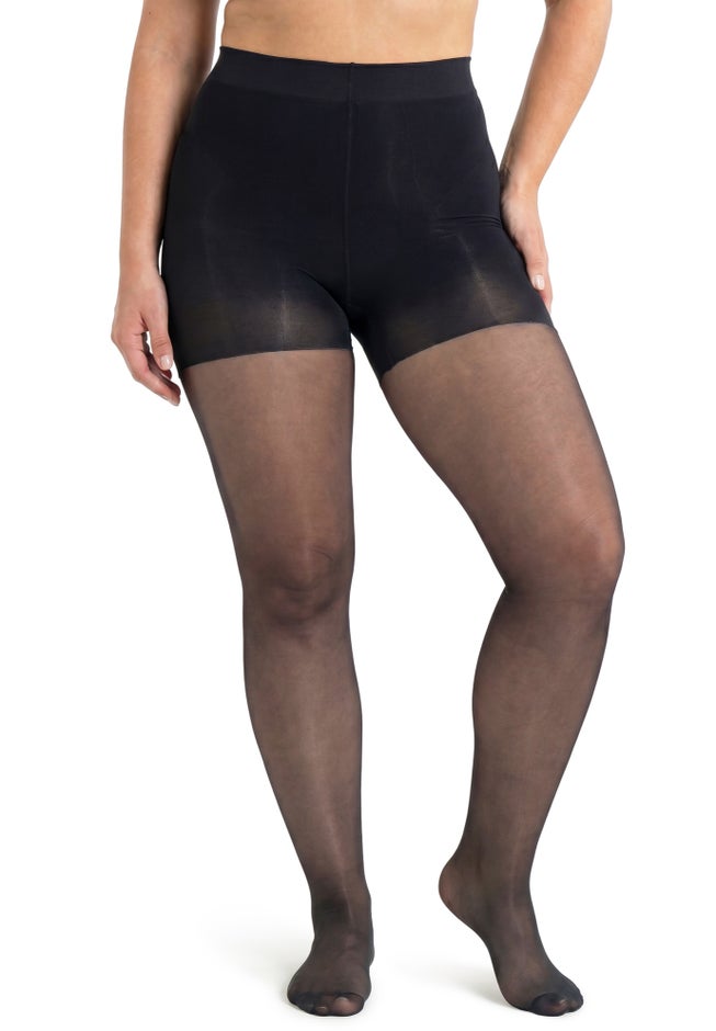 Silky Toes Control Top Ultra Soft Sheer 2-Pack Tights image number 1