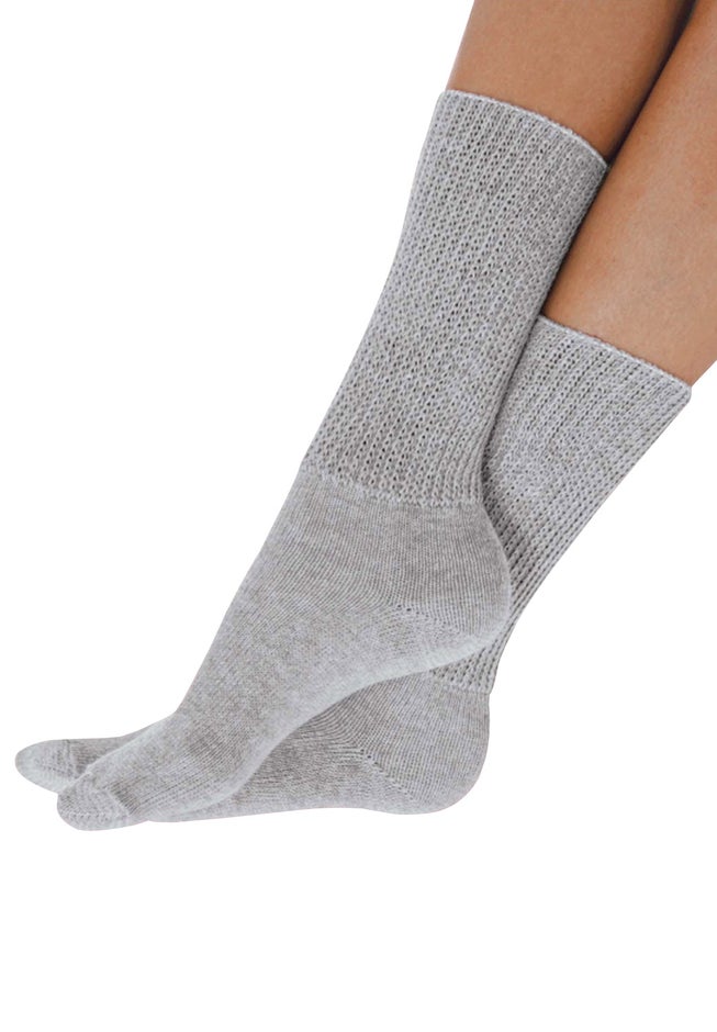 2-Pack Open Weave Extra Wide Socks image number 4