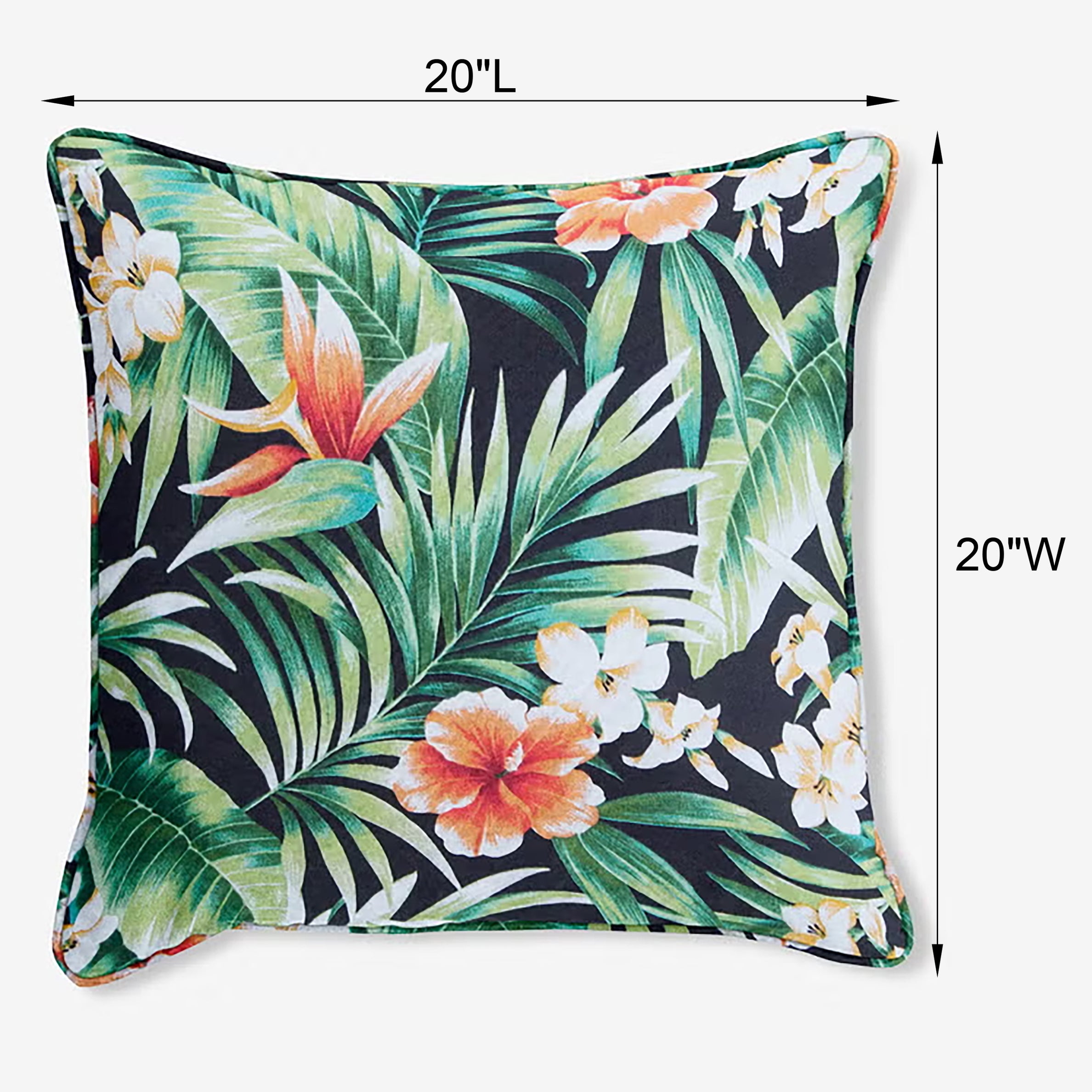 BH Outdoor Performance 20" Square Throw Pillow image number 3
