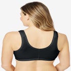 Leading Lady® Meryl Cotton Front-Close Wireless Bra image number null