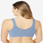 Leading Lady® Meryl Cotton Front-Close Wireless Bra image number null