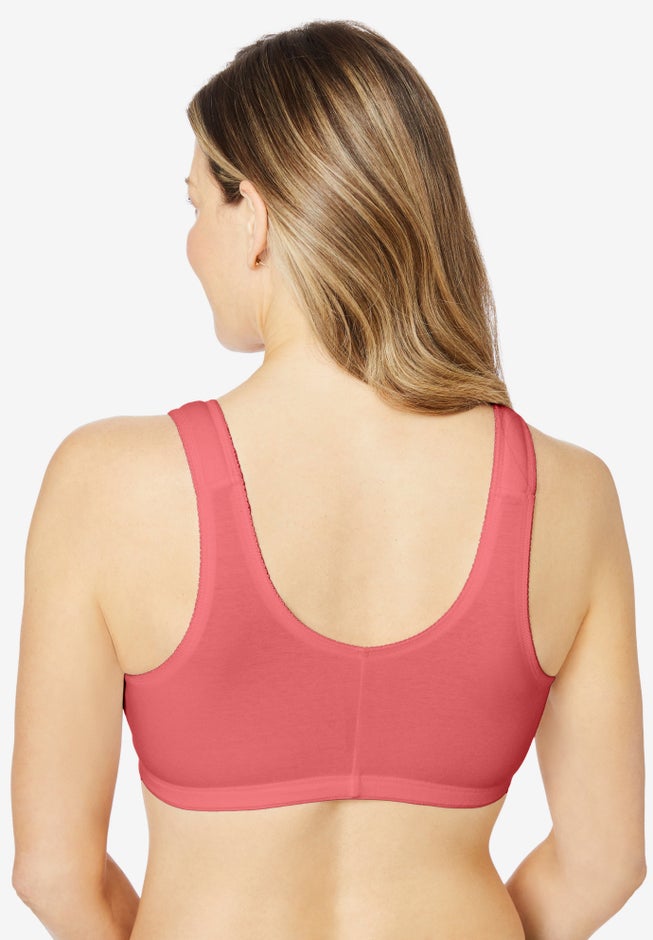 Leading Lady&reg; Meryl Cotton Front-Close Wireless Bra image number 1