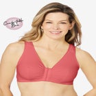 Leading Lady&reg; Meryl Cotton Front-Close Wireless Bra image number null