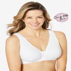 Leading Lady® Meryl Cotton Front-Close Wireless Bra image number null