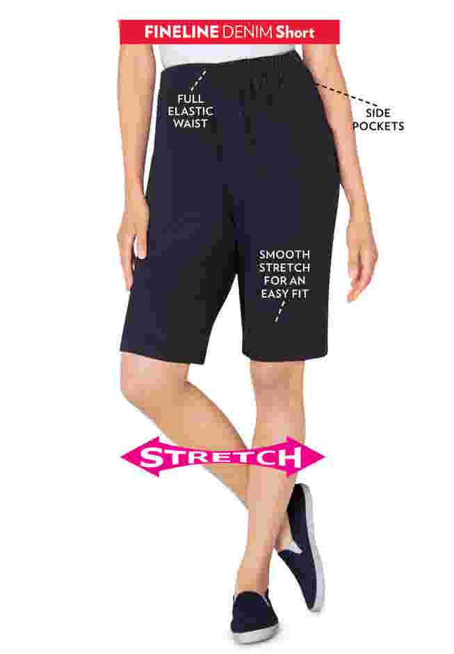 Fineline Denim Short image number 2