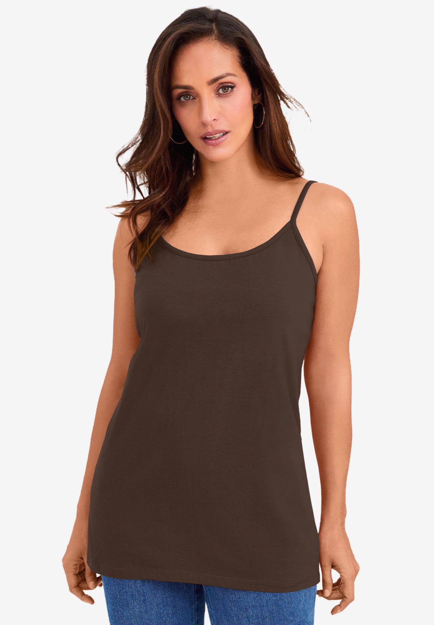 Stretch Cotton Cami image number 0