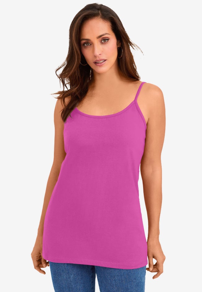 Stretch Cotton Cami image number 0