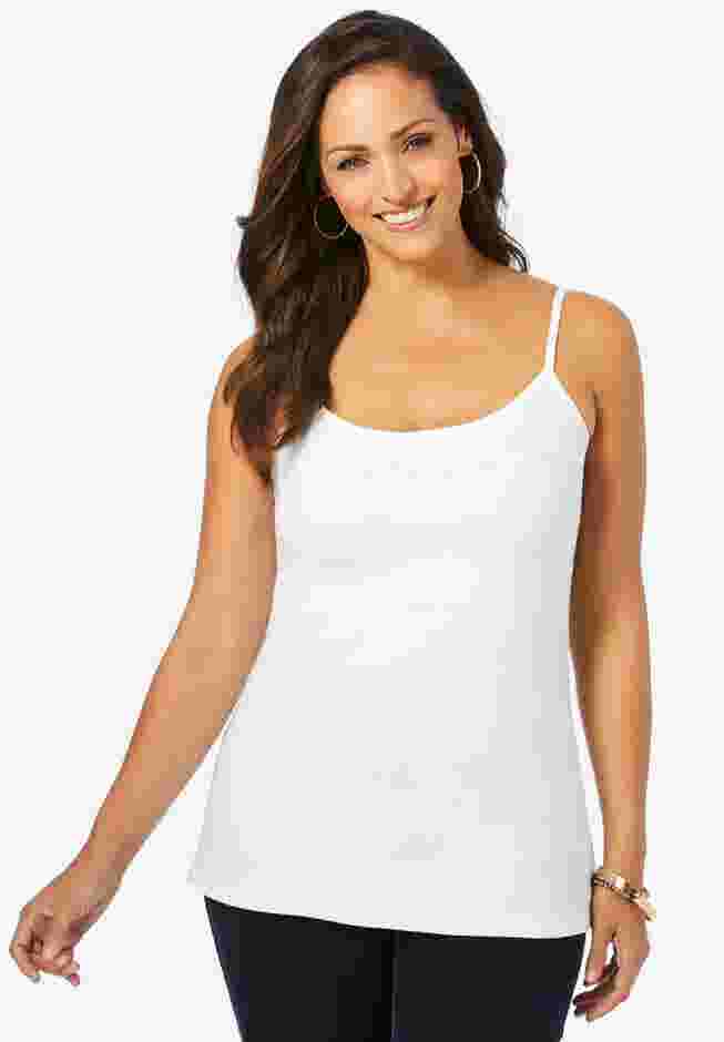 Stretch Cotton Cami image number 0