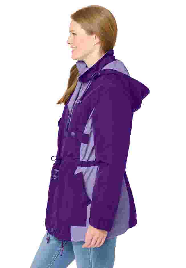 Colorblocked Taslon® Anorak image number 2