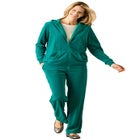 2-Piece Velour Hoodie Set image number null