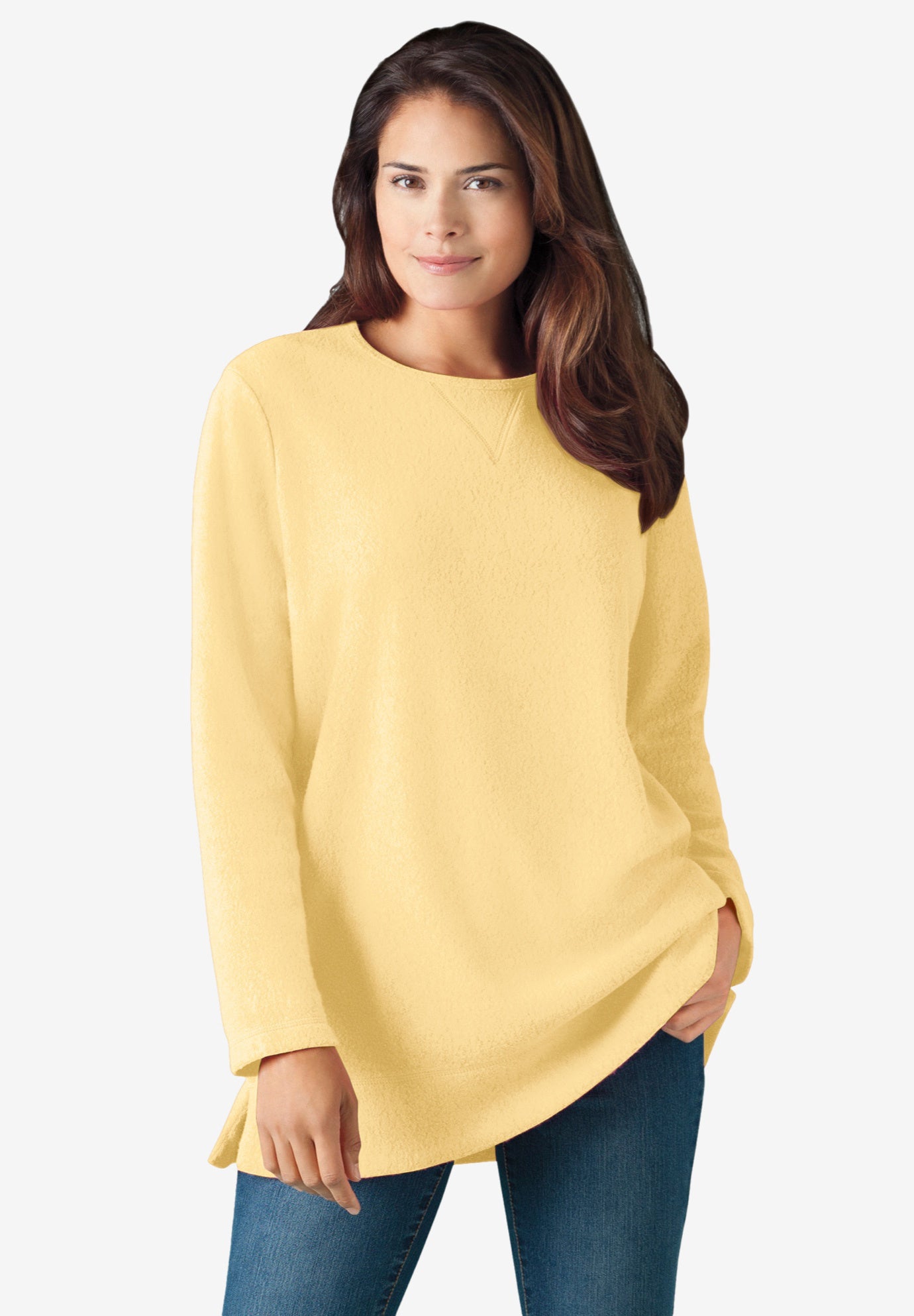 Crewneck Ultra Soft Sherpa Sweatshirt image number 0