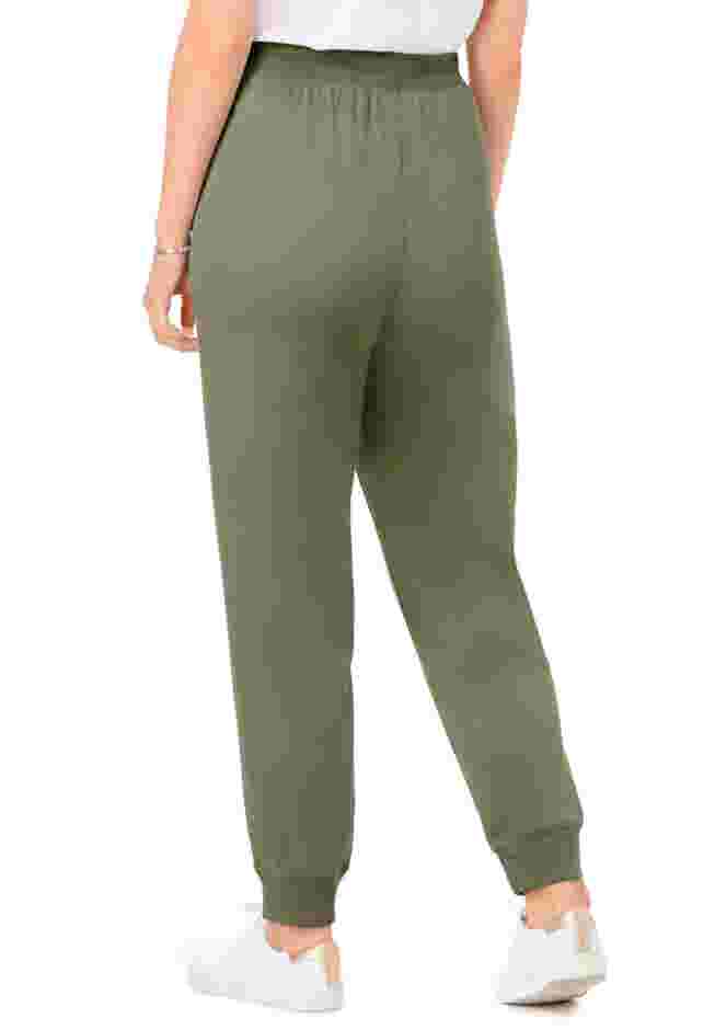 Womens Plus-Size Better-Fleece Pull-On Jogger Sweatpants image number 1