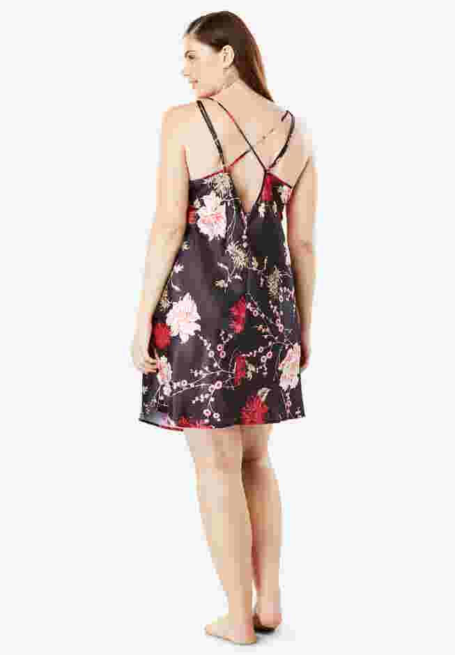 The Luxe Satin Short Peignoir Set image number 7
