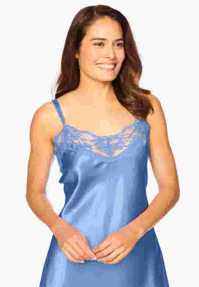 The Luxe Satin Short Peignoir Set image number 3