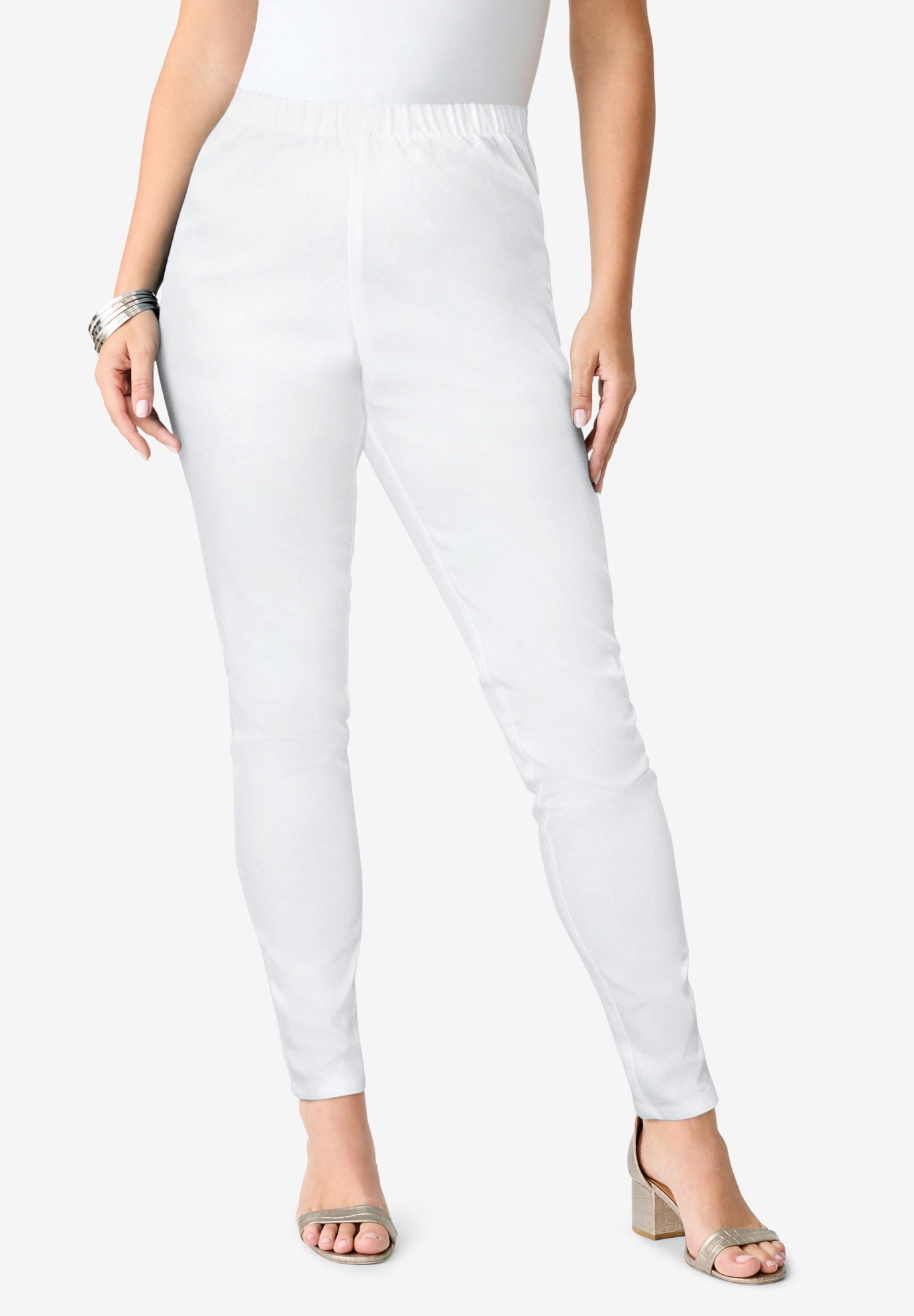 Plus Size Comfort Stretch Slim Leg Jean image number 0