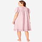 Short Floral Print Cotton Gown image number 1