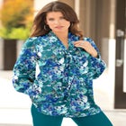 Long Sleeve Bow Blouse image number null