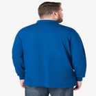 Long-Sleeve Shrink-Less&trade; Cotton Polo Shirt image number null