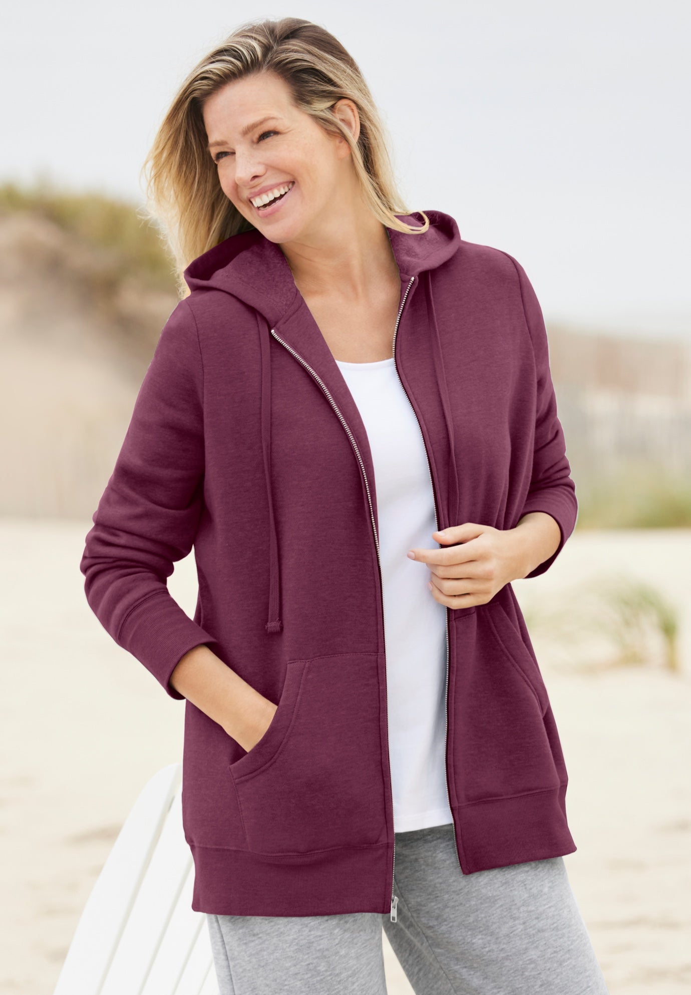 Better Fleece Zip-Front Hoodie image number 0