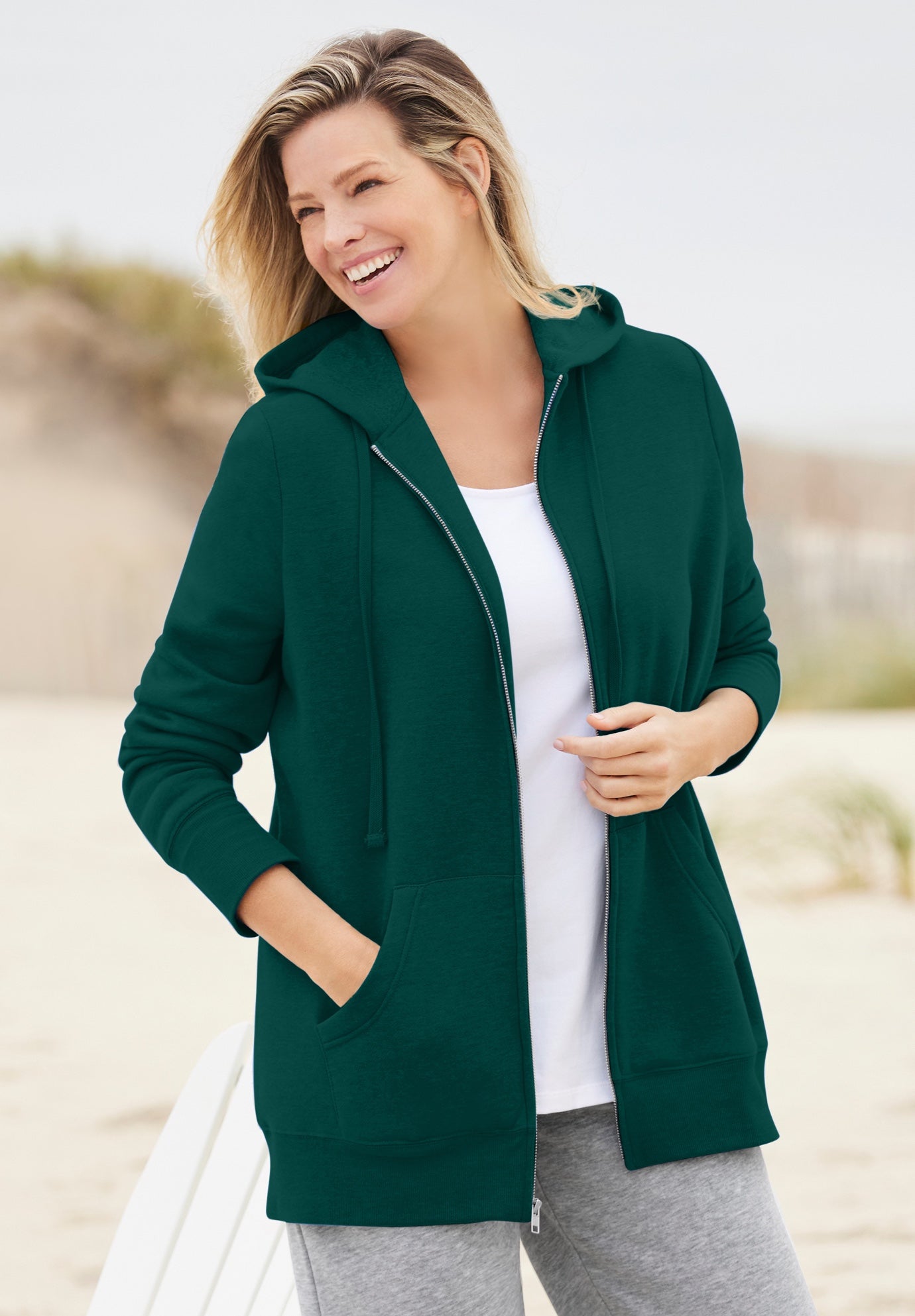 Better Fleece Zip-Front Hoodie image number 0