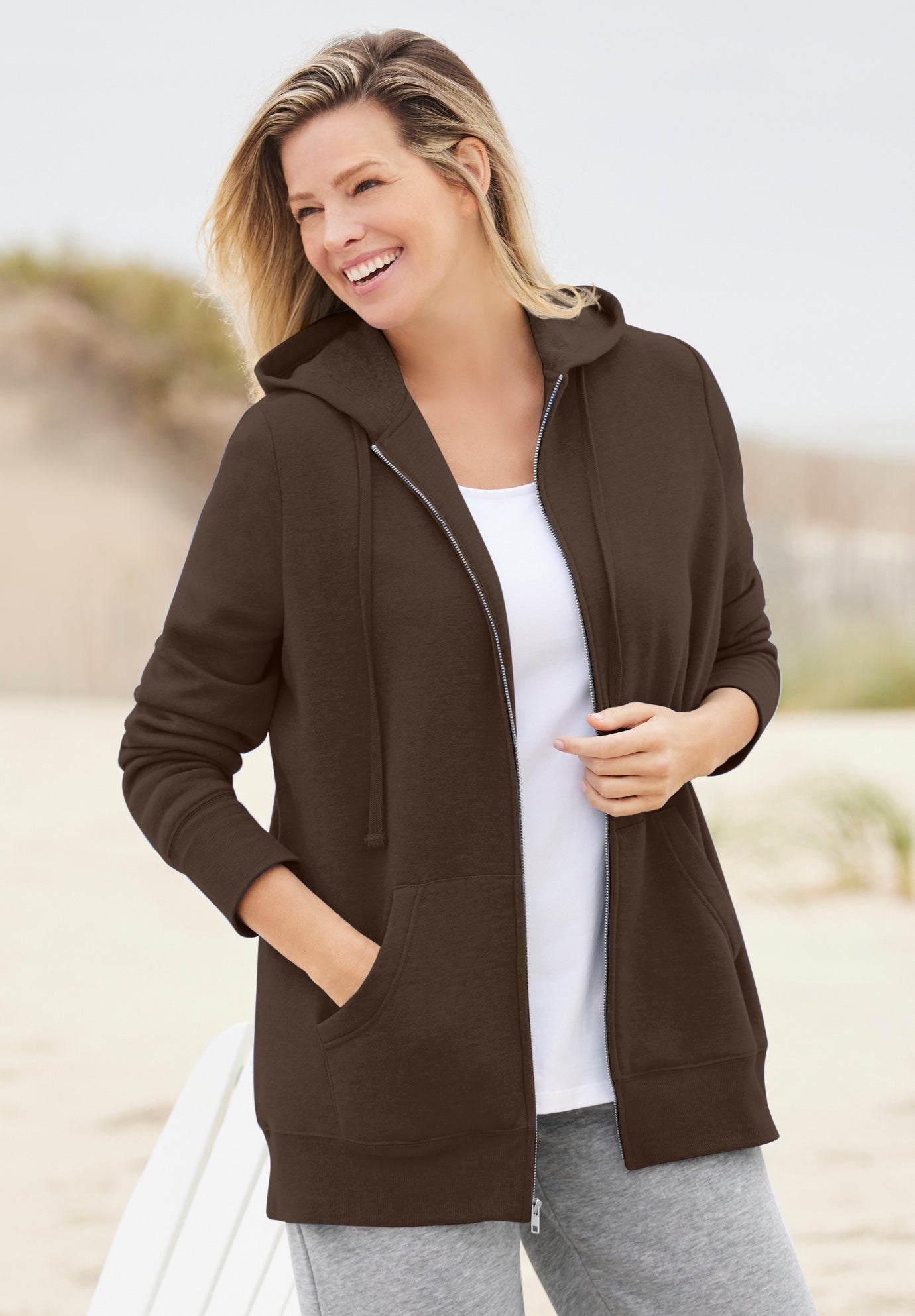 Better Fleece Zip-Front Hoodie image number 0