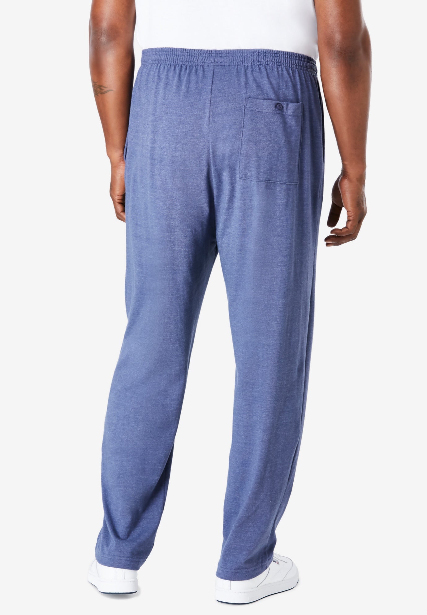 Lightweight Jersey Open-Bottom Sweatpants image number 2