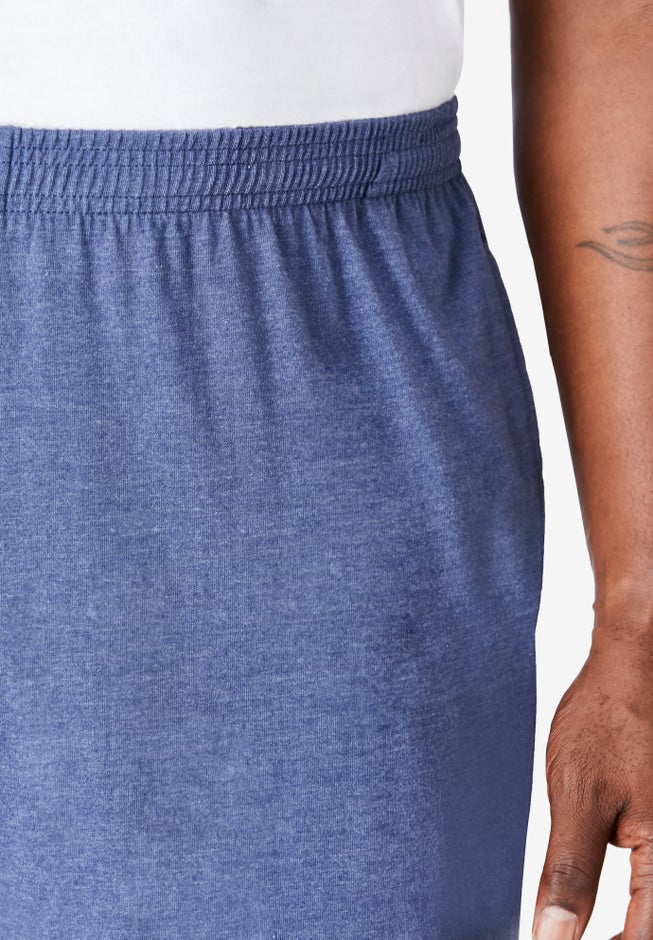 Lightweight Jersey Open-Bottom Sweatpants image number 3