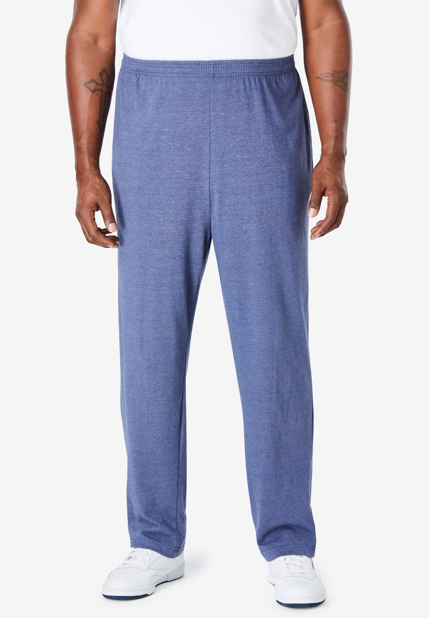 Lightweight Jersey Open-Bottom Sweatpants image number 0