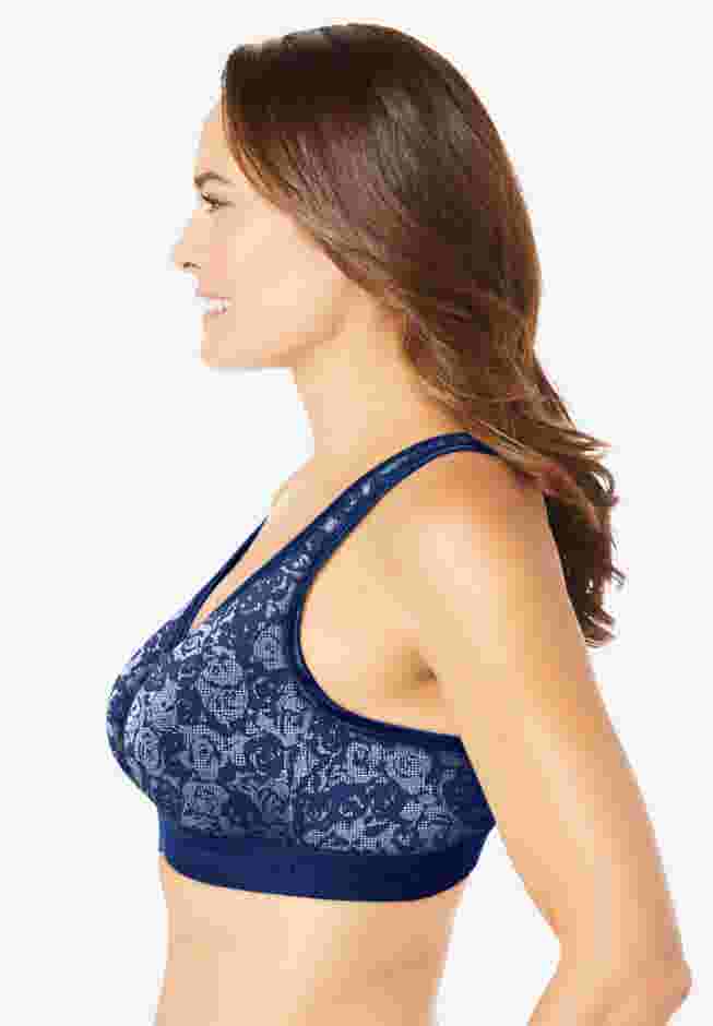 Wireless Back-Close Lounge Bra image number 2