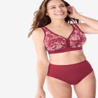 Wireless Back-Close Lounge Bra image number null