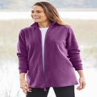 Zip-Front Microfleece Jacket image number null