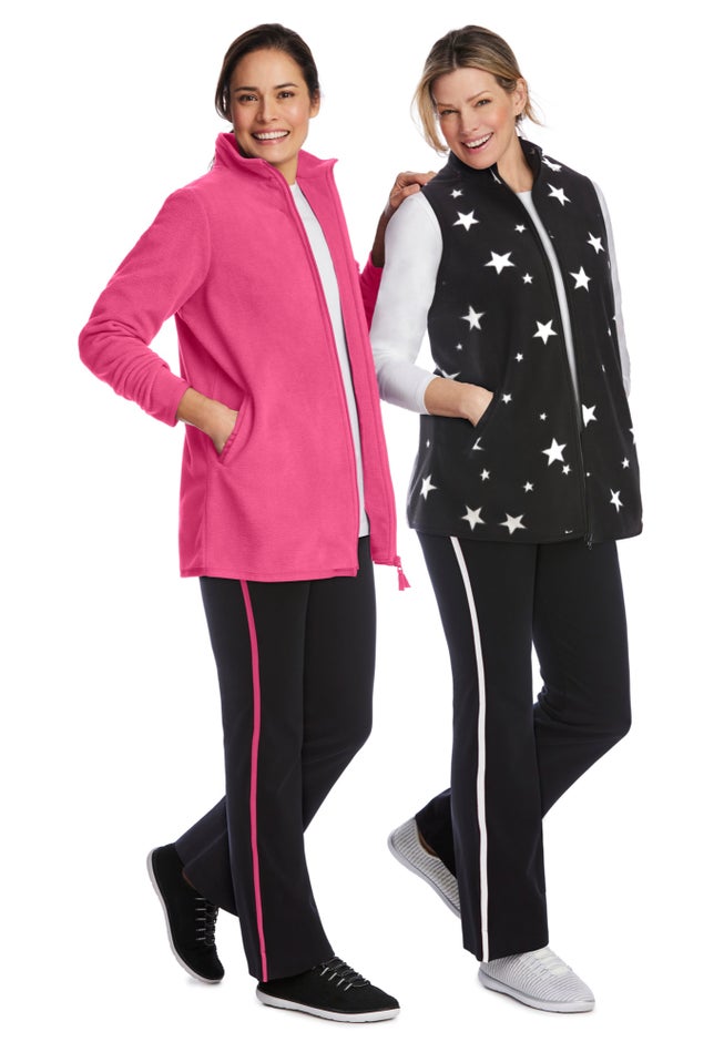 Zip-Front Microfleece Jacket image number 3