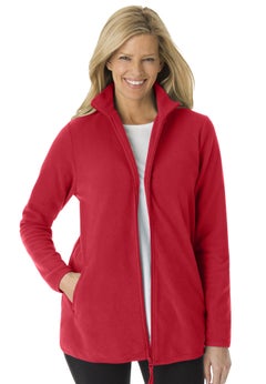 Zip-Front Microfleece Jacket