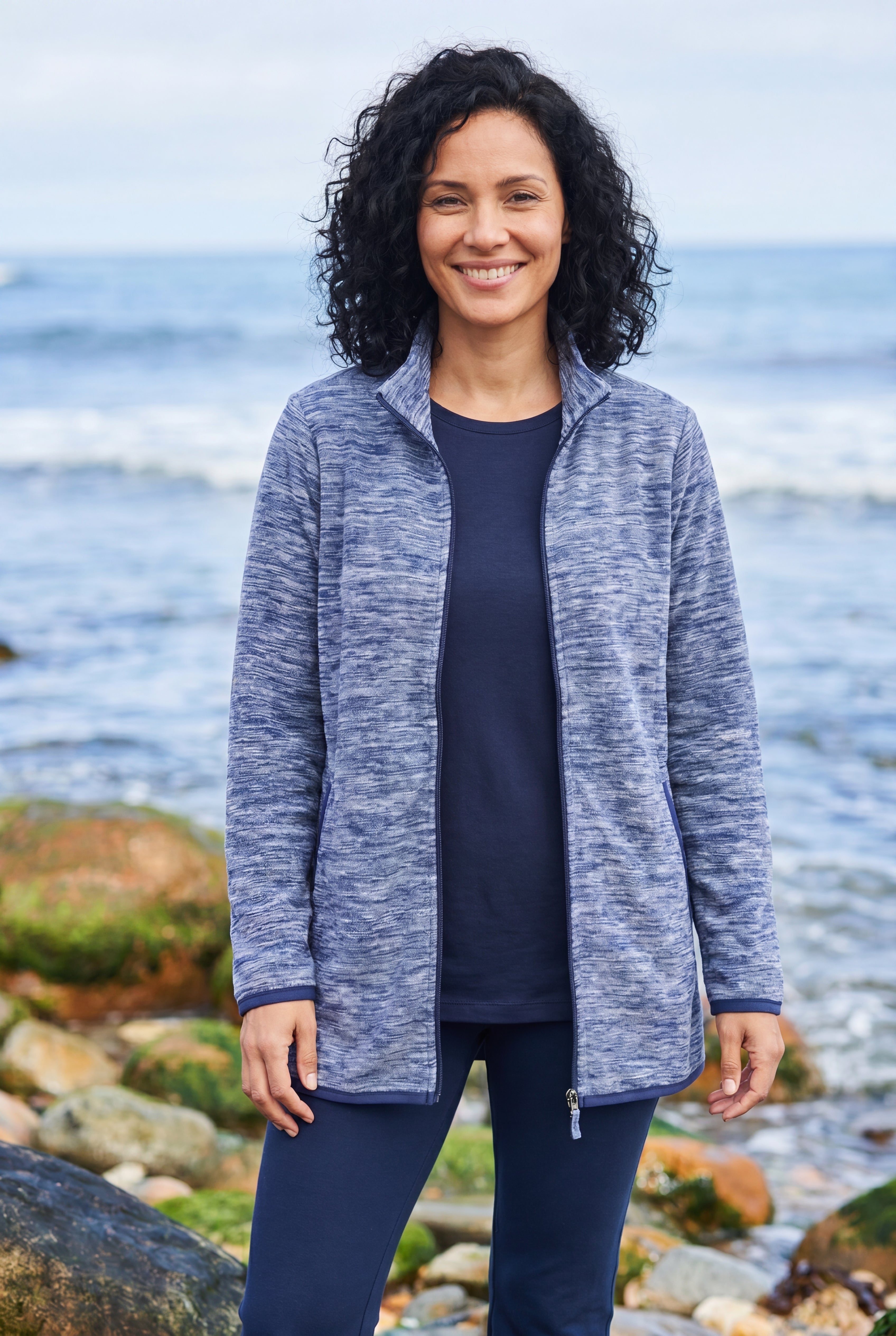 Zip-Front Microfleece Jacket image number 0