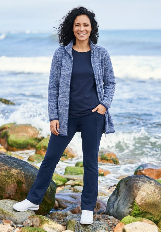 Zip-Front Microfleece Jacket image number 1