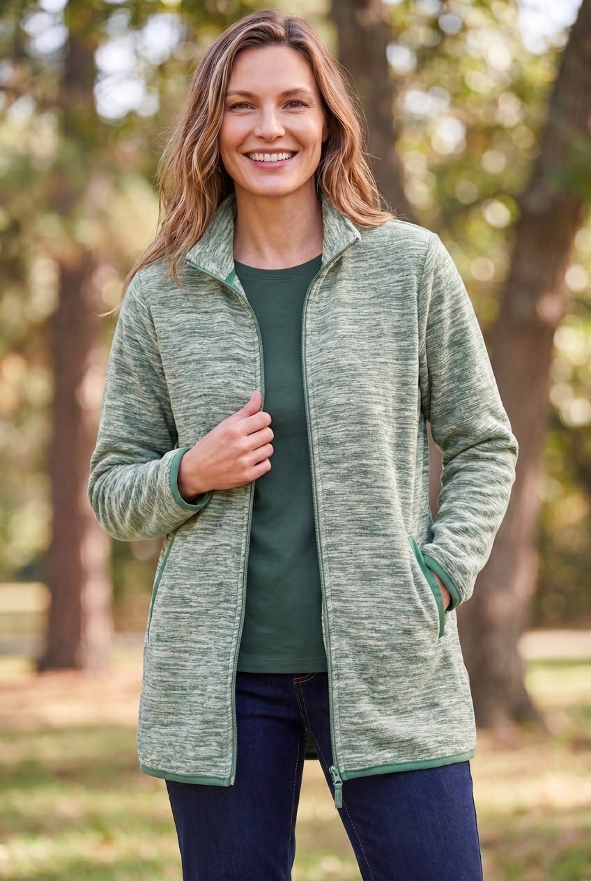 Zip-Front Microfleece Jacket image number 0