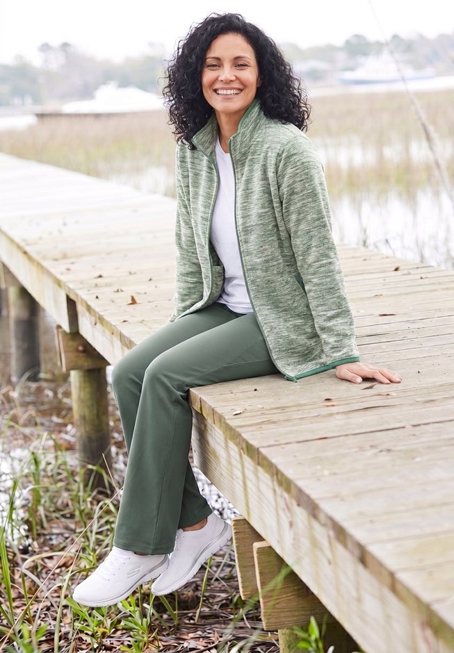 Zip-Front Microfleece Jacket image number 7