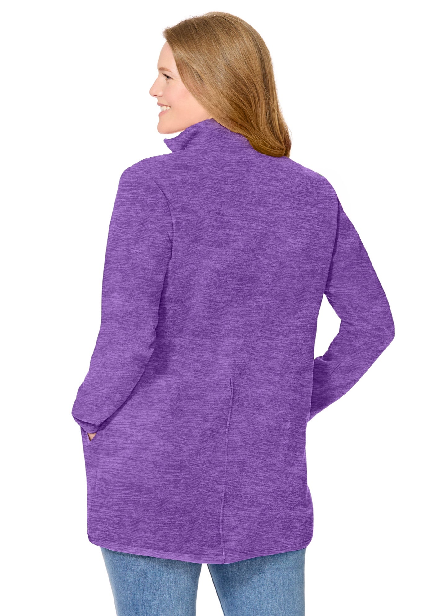 Zip-Front Microfleece Jacket image number 1
