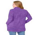 Zip-Front Microfleece Jacket image number null